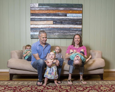 Through Snowflake, Christy and Mike Trabun of Dallas received frozen embryos that were donated by a Northwest couple. That's how 3-year-old Gage (left) got older brother Cade, 4, and 10-month-old twin siblings Shiloh and Coen.